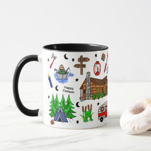 Caneca Pesca, Camping, Midwest Themed