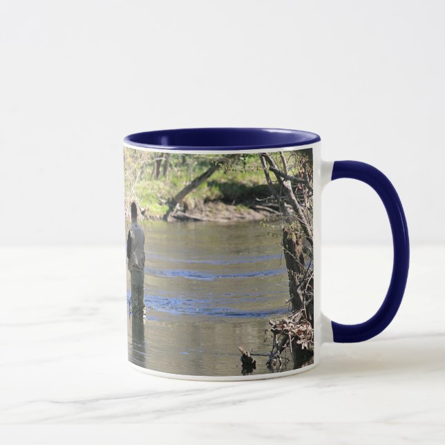 Caneca Pesca com mosca da truta (Direita)
