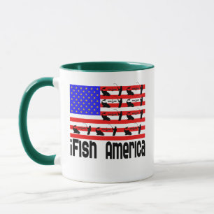 Caneca Pesca com presentes na América do Peixe