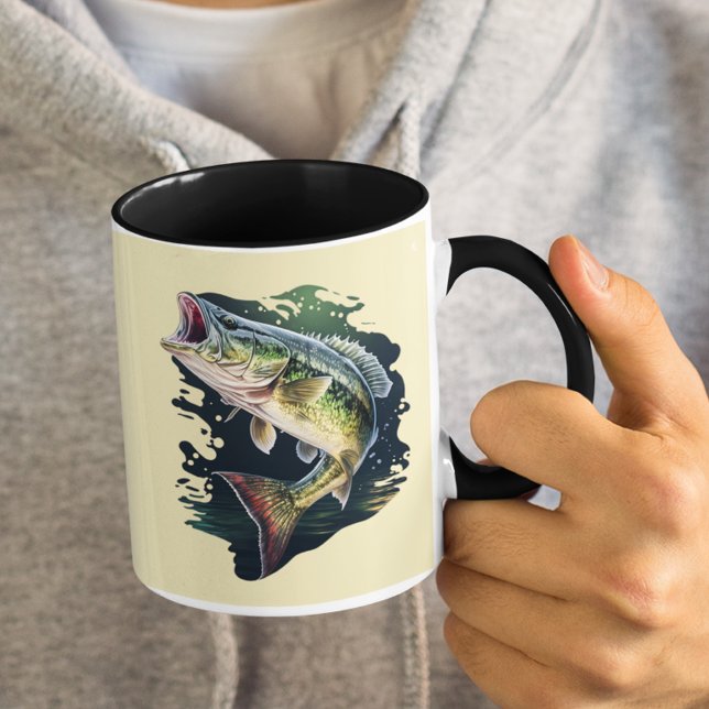 Caneca Pesca De Baixo-Algarismo (Criador carregado)