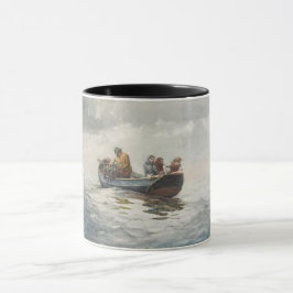 Caneca Pesca do caranguejo (por Winslow Homer)