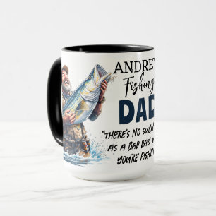 Caneca Pesca do pescador com citação