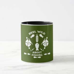 Caneca Pesca do salmão no Canadá