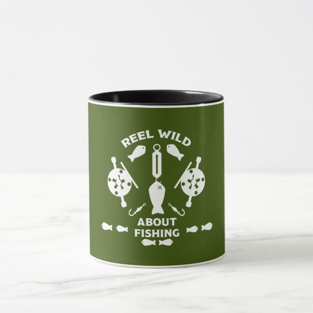 Caneca Pesca do salmão no Canadá (Centro)