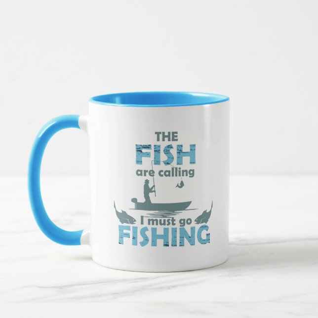 Caneca Pesca engraçado dizendo (Esquerda)