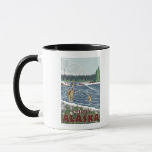 Caneca Pescador da mosca - caril, Alaska