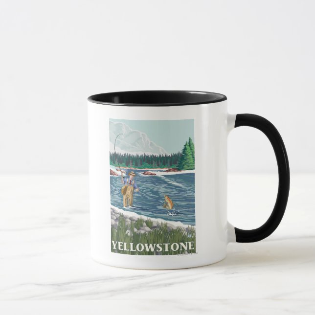 Caneca Pescador de Voo - Parque Nacional de Yellowstone (Direita)