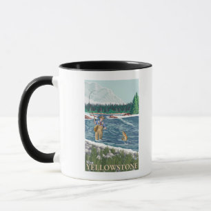 Caneca Pescador de Voo - West Yellowstone, Montana