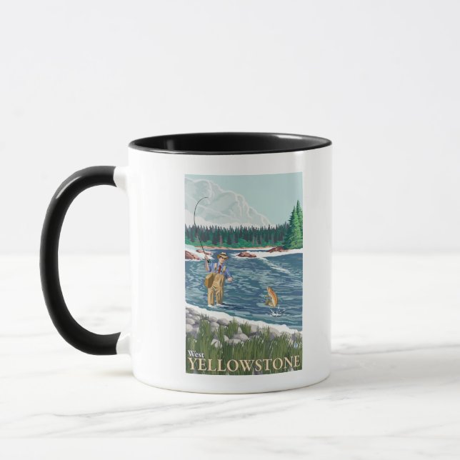 Caneca Pescador de Voo - West Yellowstone, Montana (Esquerda)