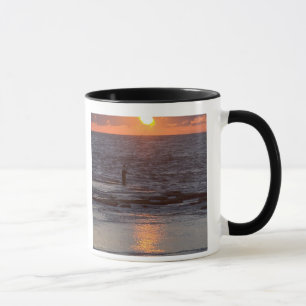 Caneca Pescador em Byblos ao pôr do sol, Líbano