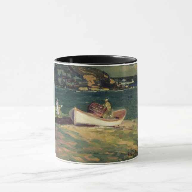 Caneca Pescador em Cabo Elizabeth (Maine, EUA) (Centro)