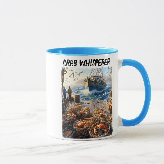 Caneca Pescadores De Colheita De Crepúsculos Que Recolhem (Direita)