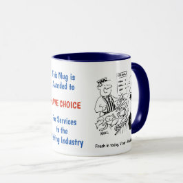 Caneca Pescadores e pescadores vendedores de peixes