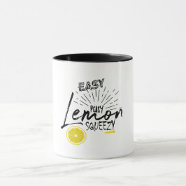 Caneca Péssimo e fácil espremimento de limão