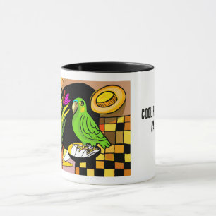 Caneca Pessoas Legais Têm Papagaios