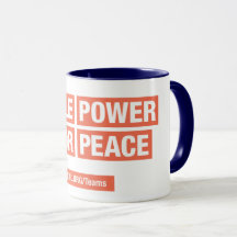 Pessoas Power for Peace Mug