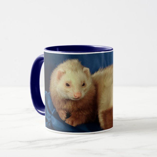 Caneca Pet Ferret Personalizado (Frente Esquerda)
