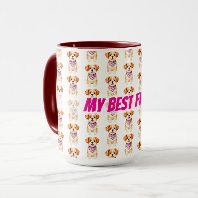 Caneca Pet Grooming Personalized Luxury Modern Collection (Frente Esquerda)