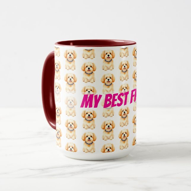 Caneca Pet Grooming Personalized Luxury Trendy Collection (Frente Esquerda)