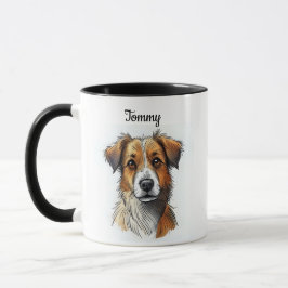 Caneca Pet Name & Image