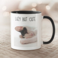 Pet Photo Cote Pet Personalizado Preguiçoso, Mas B