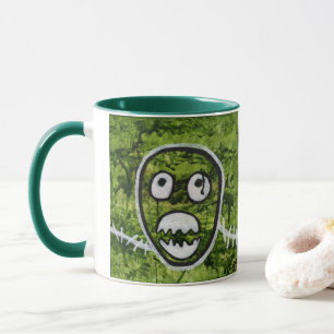 Caneca Pete Semente Crânio Arte de Monstro Excêntrico e E