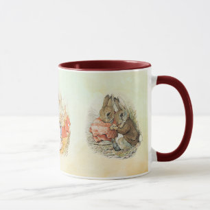 Caneca Peter Rabbit mistura café com dois tons
