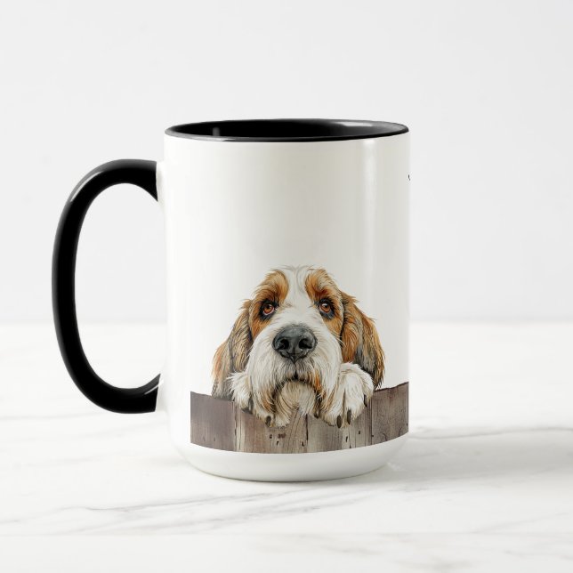 Caneca Petit Basset Griffon Vendeen Dog Mug (Esquerda)