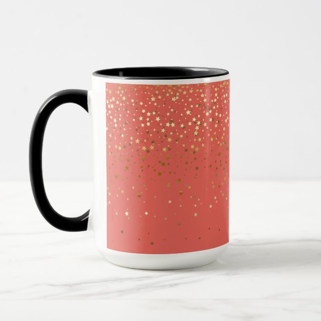 Caneca Petite ouro Stars Café De Dois Tons (Esquerda)