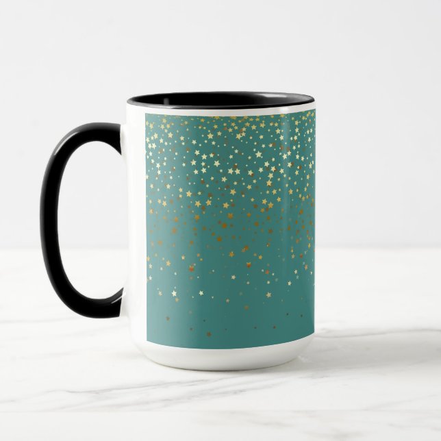 Caneca Petite ouro Stars Café De Dois Tons (Esquerda)