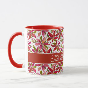 Caneca Petite Poinsettia Coffee Mug