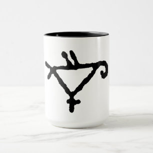 Caneca Petrologia de Papagaio Estilizado