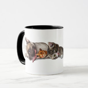 Caneca Pets Family Coffee Mugs