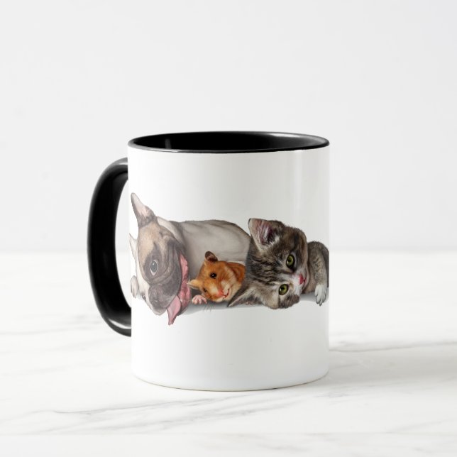 Caneca Pets Family Coffee Mugs (Frente Esquerda)