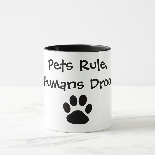 Caneca Pets Rule Mug (Centro)