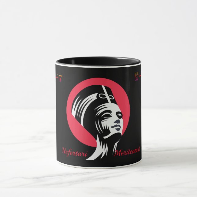 Caneca Pharoh Nefertiti Mug egípcio (Centro)