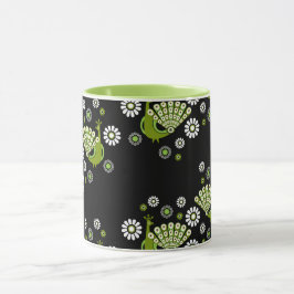 Caneca Pheasants Peacock Art