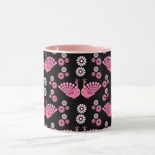 Caneca Pheasants Peacock Art