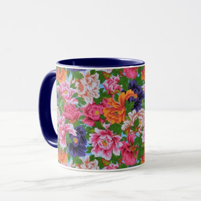Caneca Philip Jacobs Tecido Peony Mug (Frente Esquerda)