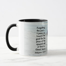 Caneca Philippians 3:14 Call of God, Girl Running