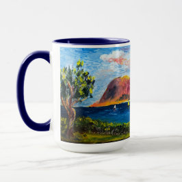 Caneca Philippians 4:13 Hawaiian Mountain of Strength