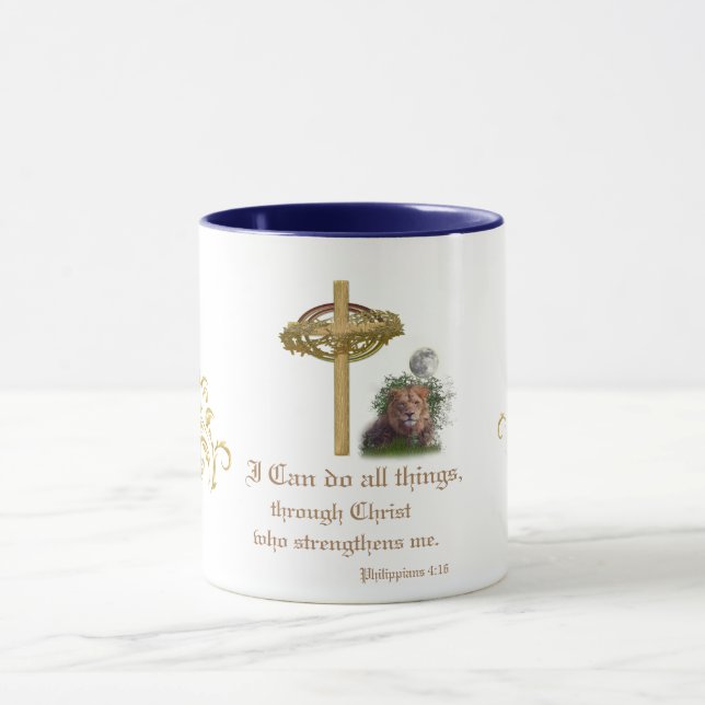 Caneca Philippians 4:16 (Centro)