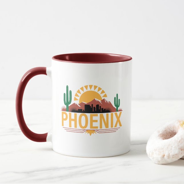 Caneca Phoenix Arizona (Com Donut)