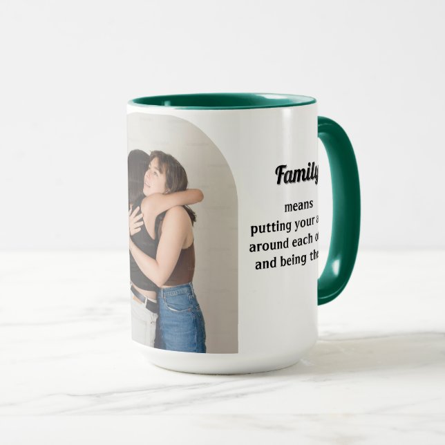 Caneca Photo Family Means Mug (Frente Esquerda)