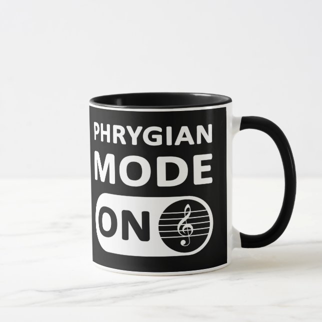 Caneca Phrygian Music Mode On - Mug (Direita)