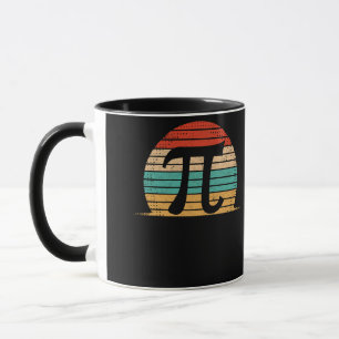 Caneca Pi Retro Vintage - Pi Dia 2022 - Lover Matemático