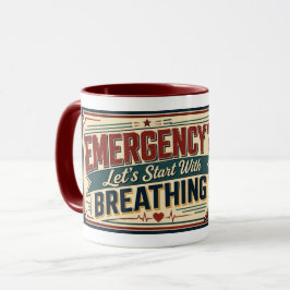 Caneca Piada de Humor de Enfermeira - Citação Divertida M
