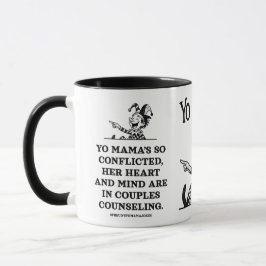 Caneca piadas freudianas da sua mãe - Conflituosa