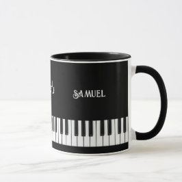 Caneca Pianista De excelente No Fazer Personalizado