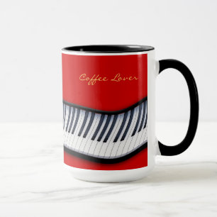 Caneca PIANO KEYS Music-Lover Gift Bebendo Mug